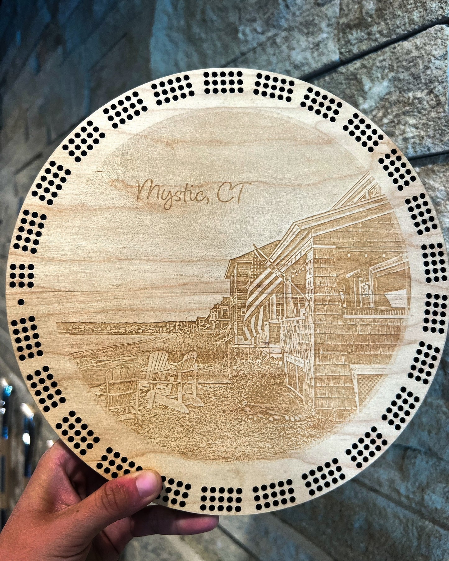 Custom Laser Engraved Cribbage Boards | Personalized Wooden Cribbage Boards for Gifts