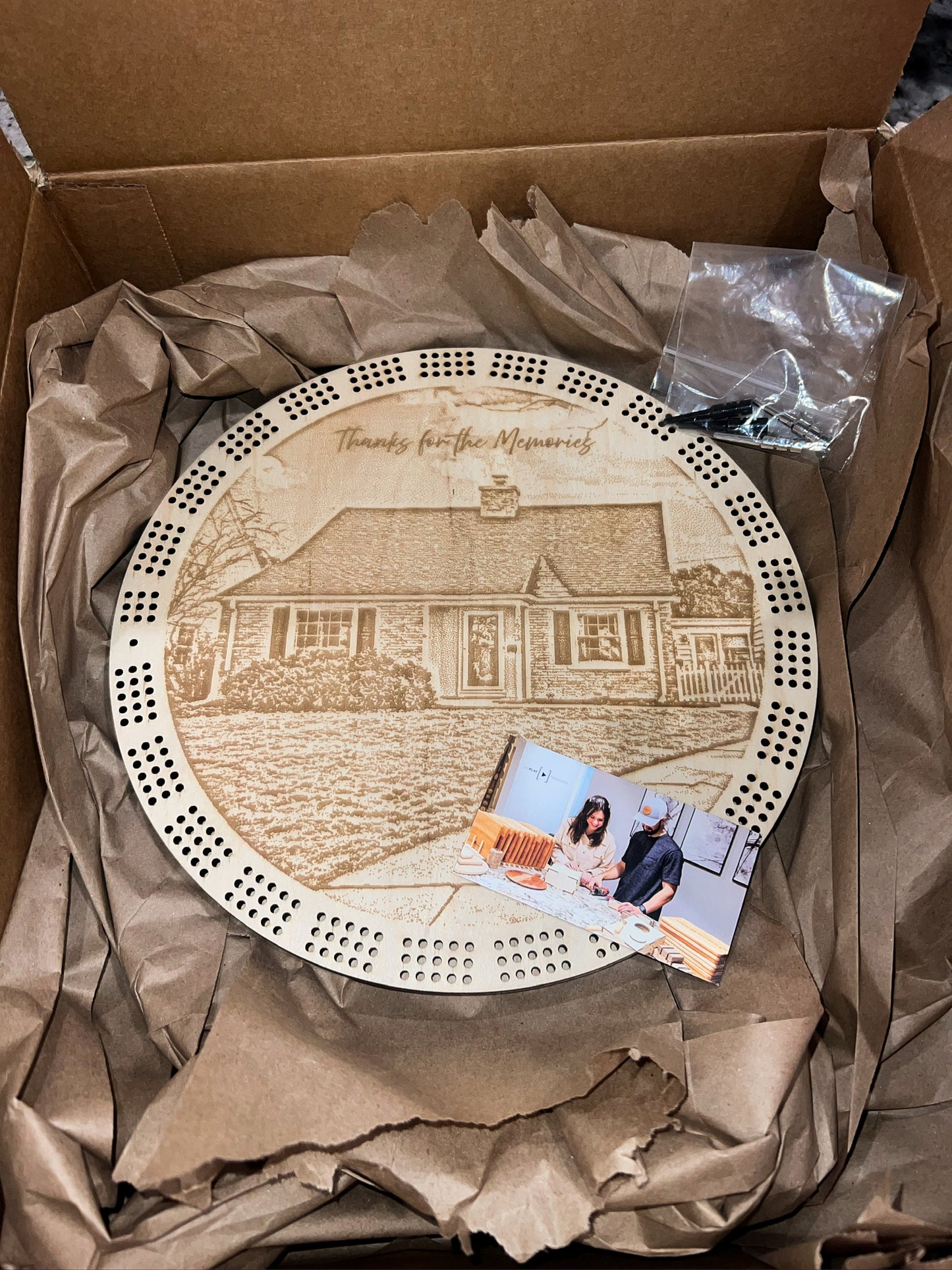 Custom Laser Engraved Cribbage Boards | Personalized Wooden Cribbage Boards for Gifts