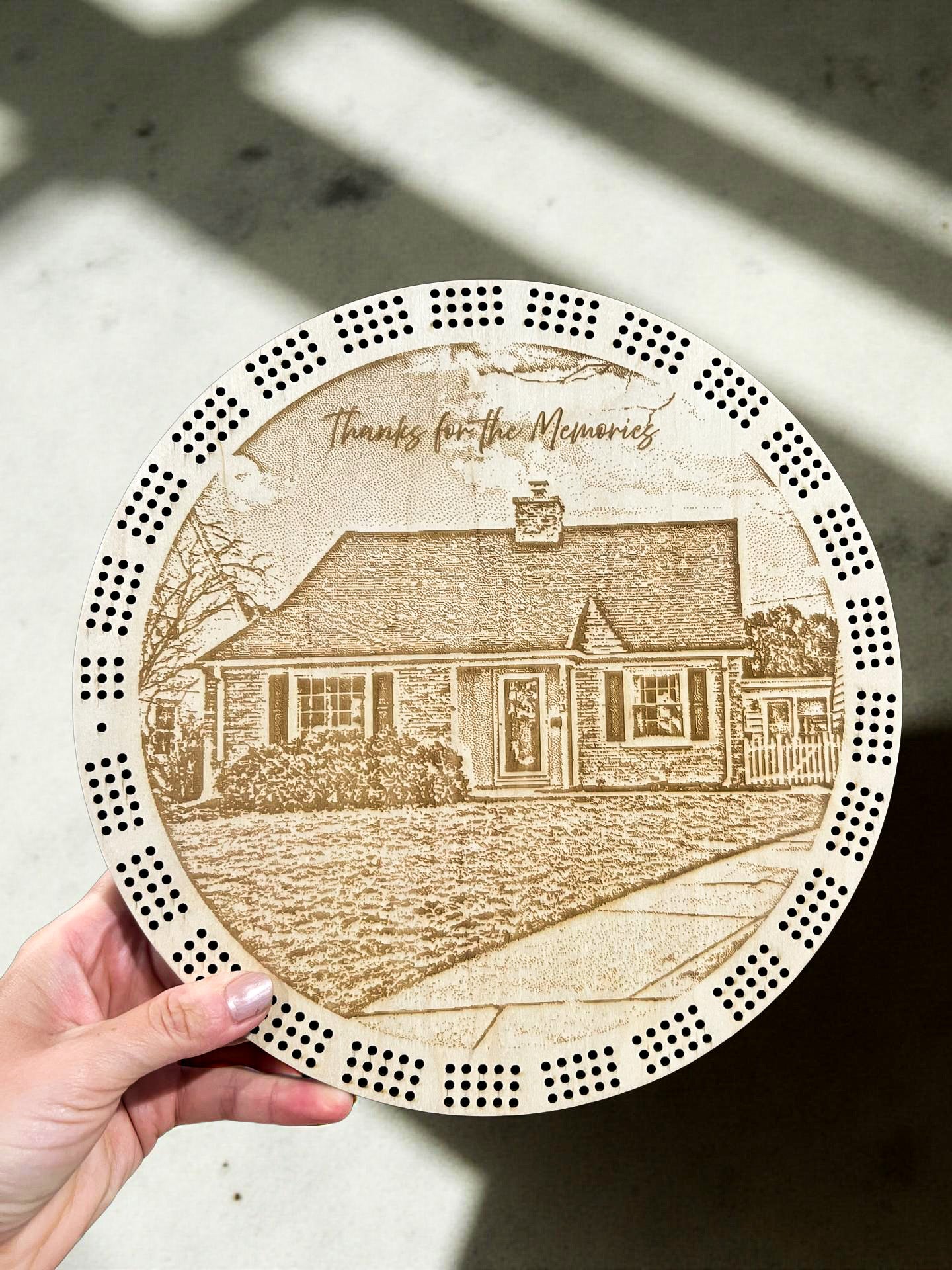 Custom Laser Engraved Cribbage Boards | Personalized Wooden Cribbage Boards for Gifts