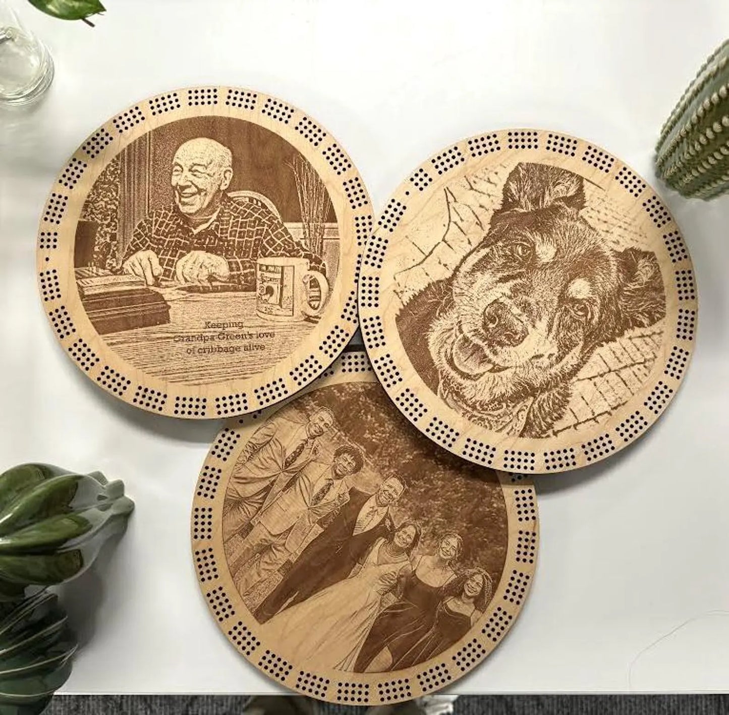 Custom Laser Engraved Cribbage Boards | Personalized Wooden Cribbage Boards for Gifts