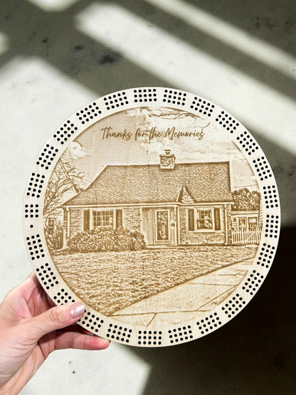Custom Laser Engraved Cribbage Boards | Personalized Wooden Cribbage Boards for Gifts