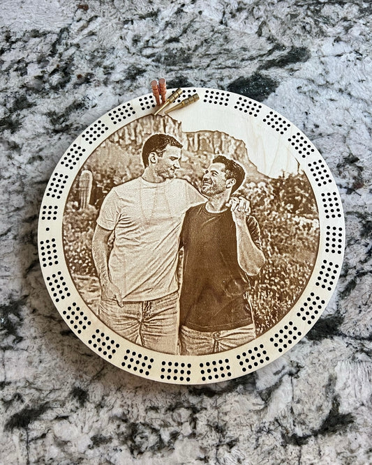Custom Laser Engraved Cribbage Boards | Personalized Wooden Cribbage Boards for Gifts